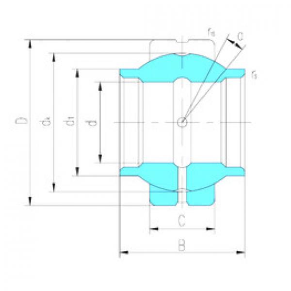 المحامل GEEW45ES-2RS LS #1 image