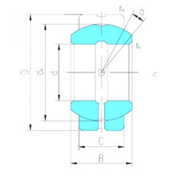 المحامل GEG70ES-2RS LS #1 image