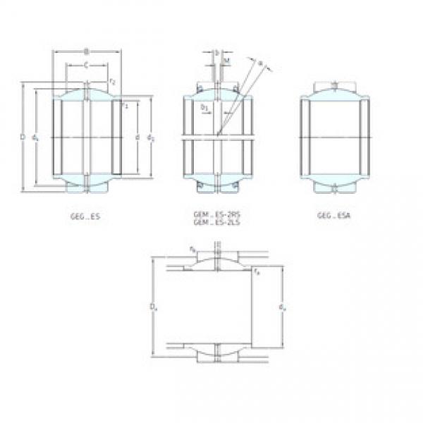 المحامل GEG125ES SKF #1 image