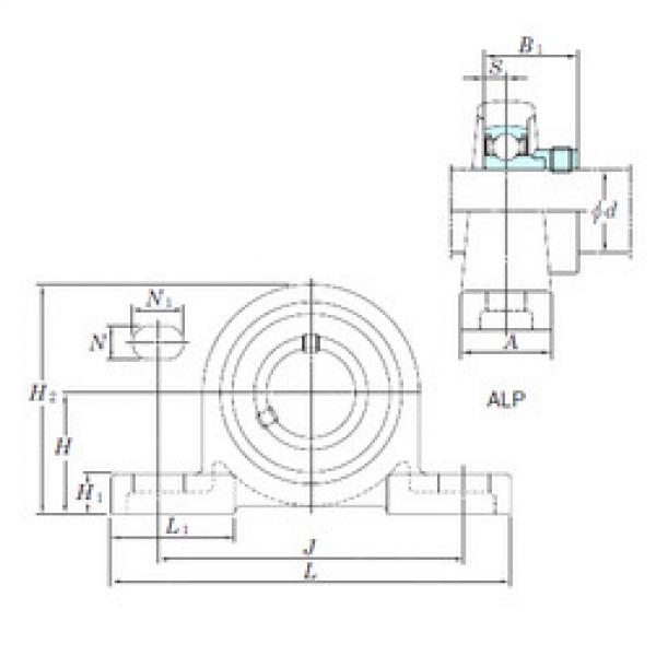 المحامل ALP208-25 KOYO #1 image