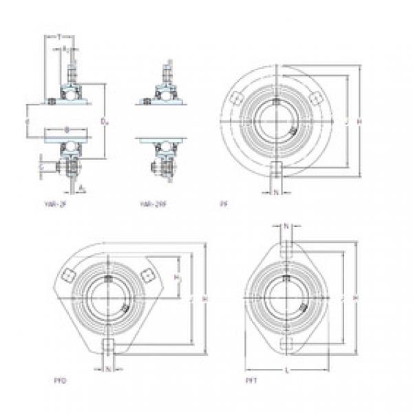 المحامل PF 40 RM SKF #1 image