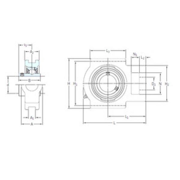 المحامل TU 40 TF SKF #1 image