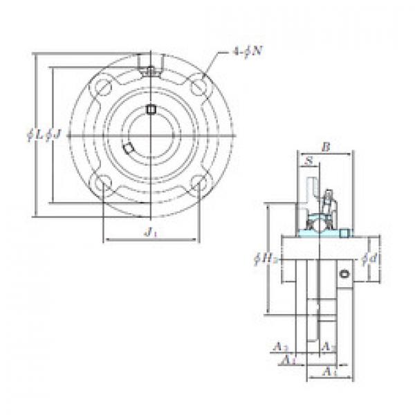 المحامل UCFCX16 KOYO #1 image