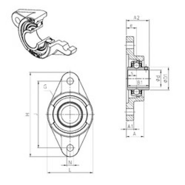 المحامل UCFL317 SNR #1 image