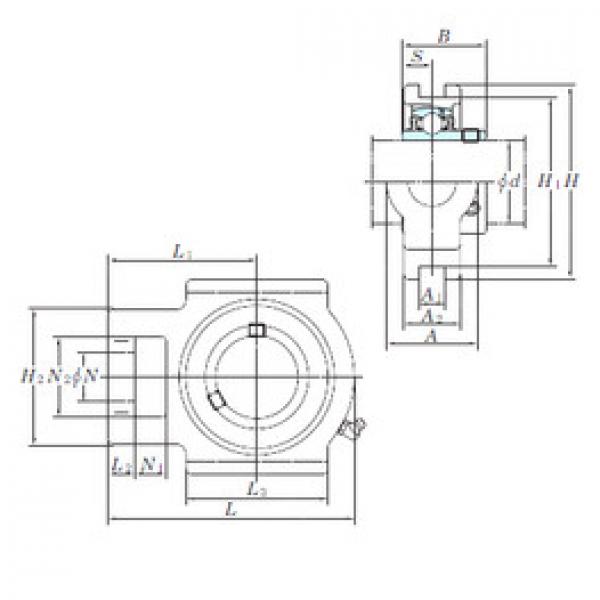 المحامل UCTX12E KOYO #1 image