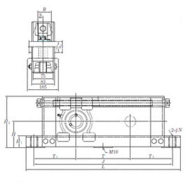 المحامل UCTU211-800 KOYO #1 image