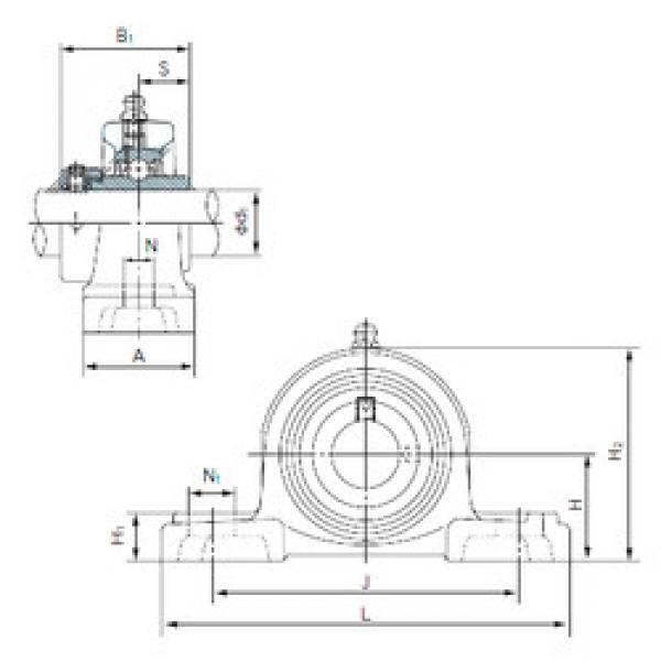 المحامل UGP204 NACHI #1 image