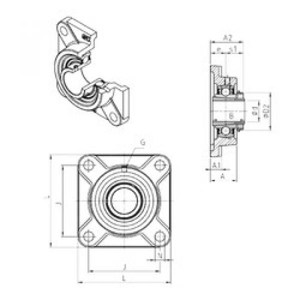 المحامل UKF317H SNR #1 image