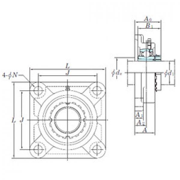 المحامل UKF210 KOYO #1 image