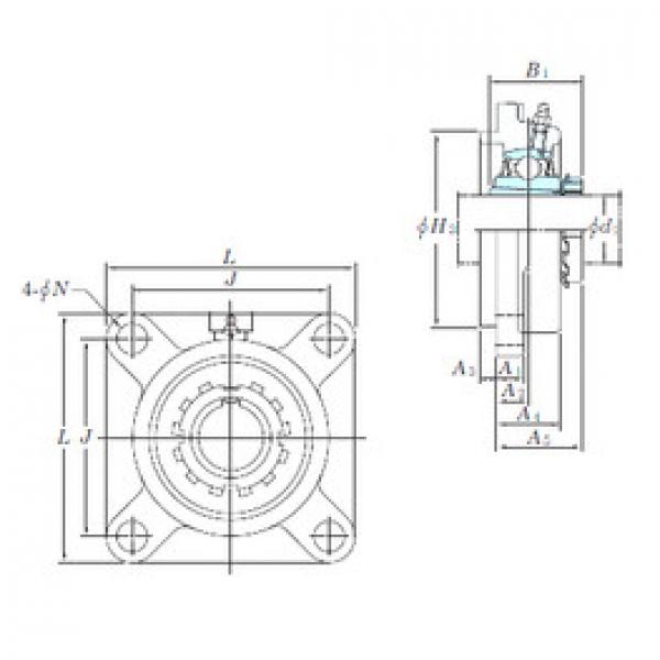 المحامل UKFS310 KOYO #1 image