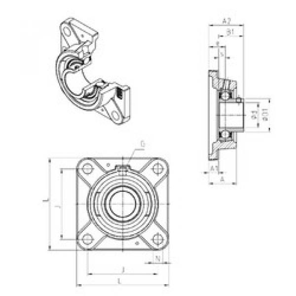 المحامل USFE203 SNR #1 image