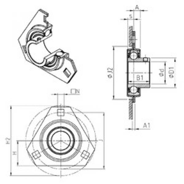 المحامل USPFT206 SNR #1 image